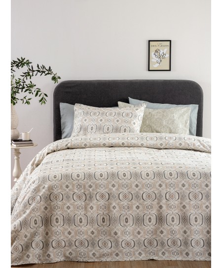 Σετ Μονά Σεντόνια Flannel Beauty 110Χ200+32 FB0252 Με Λάστιχο