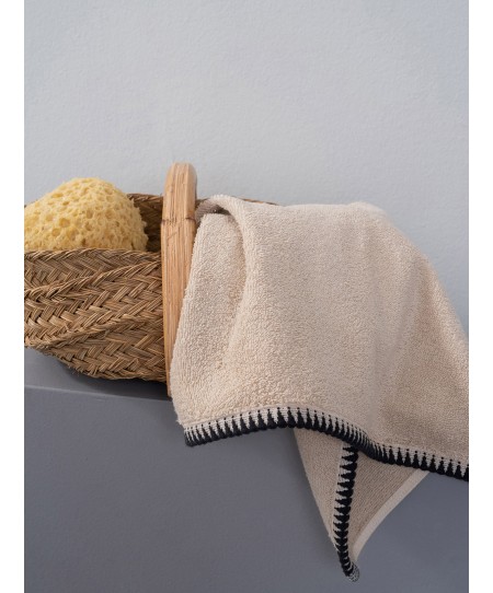 Πετσέτα μπάνιου (70Χ140) BROOKLYN BEIGE, PALAMAIKI 