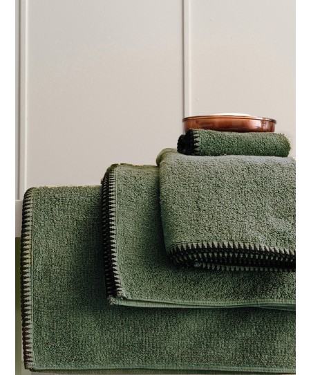 Πετσέτα προσώπου (50Χ90) BROOKLYN OLIVE, PALAMAIKI 