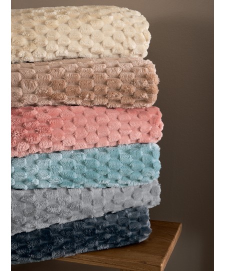 Κουβέρτα Fleece 220x240 ASTER COAL
