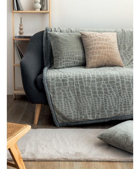 Διακοσμητική Μαξιλαροθήκη Home Décor 45x45 FLO BEIGE