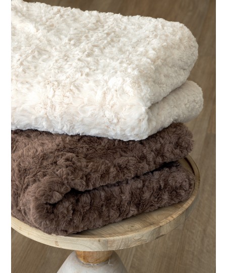 Κουβέρτα καναπέ 130x180 ALERIA ECRU