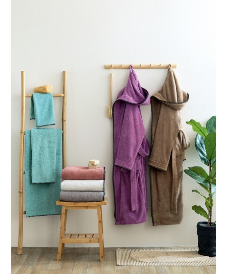 Μπουρνούζι Bath Collection BRIDGE VIOLET Large