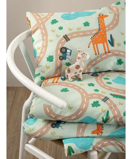 Σετ Μονά Σεντόνια My Kingdom 170x260 MK777 Χωρίς Λάστιχο