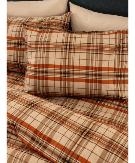 Σετ Μονά Σεντόνια Flannel Beauty 110Χ200+32 FB0248 Με Λάστιχο