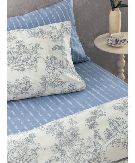 Σετ Μονά Σεντόνια Fashion Life 170x265 FL6305 Χωρίς Λάστιχο