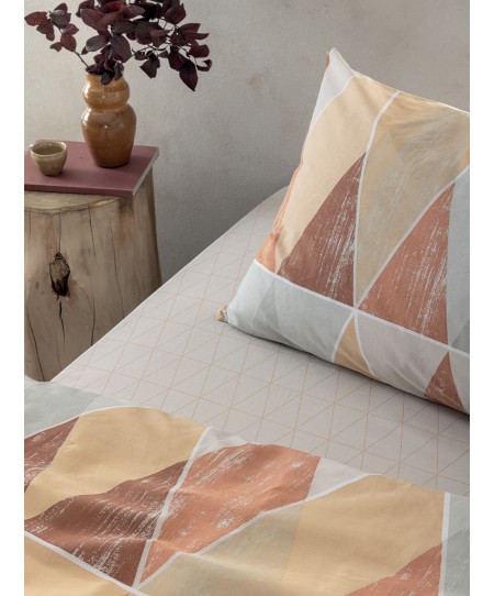 Σετ Μονά Σεντόνια Fashion Life 110x200+32 FL6311 Με Λάστιχο