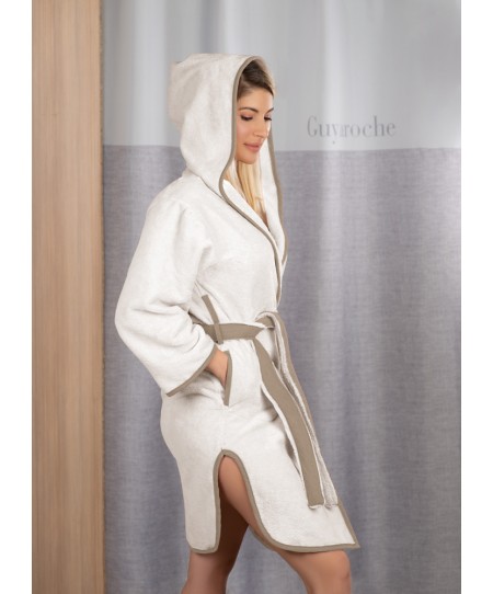 Μπουρνούζι New Comfy Sand (Με Κουκούλα)
