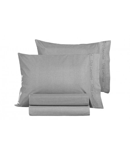 Ζεύγος Μαξιλαροθήκες Color Plus Silver