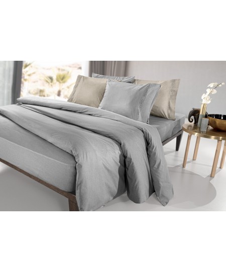 Σεντόνι Color Plus Silver με Λάστιχο