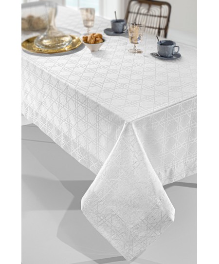 Τραπεζομάντηλο Glamour White