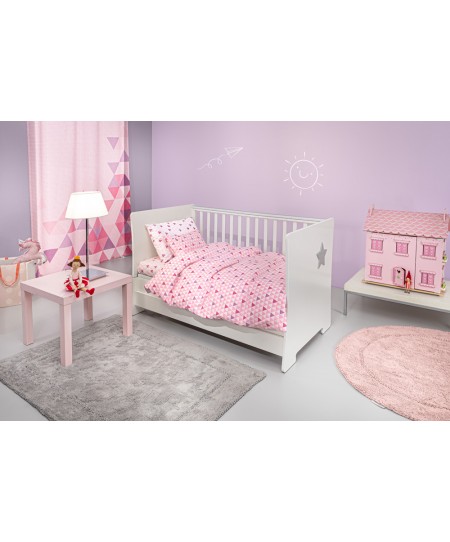 Σετ 3τμχ Βρεφικά Σεντόνια Two 2 Twenty Fuchsia