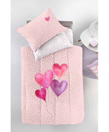Κουβερλί Amore Pink Suede