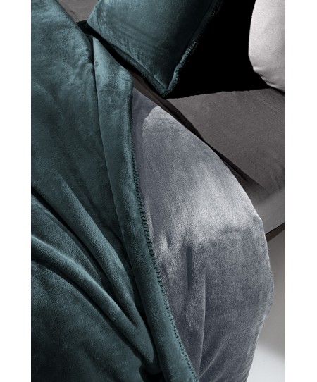 Σετ 2τμχ Κουβέρτα Velvet Emerald