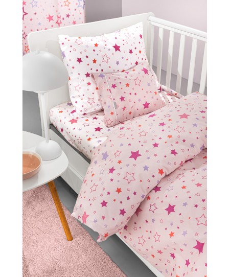 Σετ 3τμχ Βρεφικά Σεντόνια Starland Pink