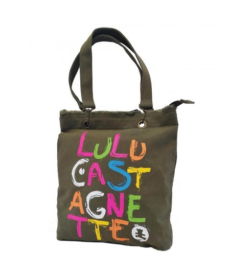 Τσάντα Ώμου LuluCastagnette Χακί 15004