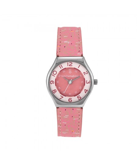 Παιδικό Ρολόι Lulu Castagnette Ministar Style Ροζ 38911