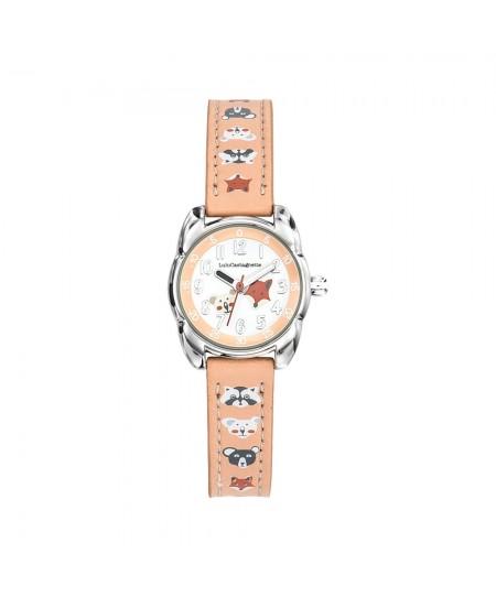 Παιδικό Ρολόι Lulu Castagnette Petite Lulu Animals Ροζ 38845