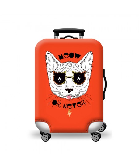 Κάλυμμα Βαλίτσας Medium AMBER Meow or Never AM209-02