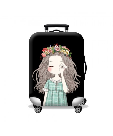 Κάλυμμα Βαλίτσας Small AMBER Flower Girl AM419-01