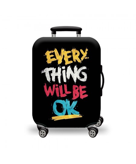 Κάλυμμα Βαλίτσας Medium AMBER Everything Will Be Ok AM752-02