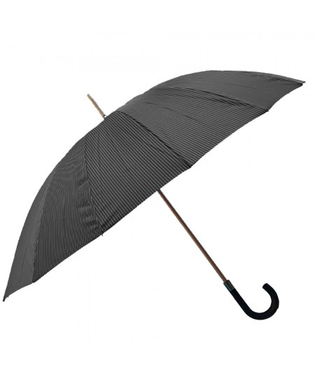 Ομπρέλα Χειροκίνητη Μπαστούνι BENZI Μαύρο Stripes PA108