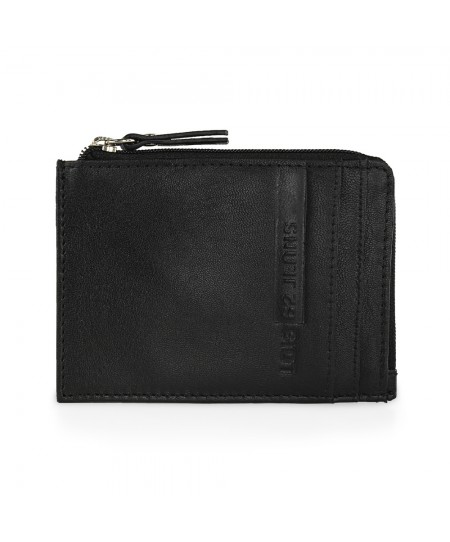 Πορτοφόλι-Θήκη καρτών Ανδρικό Δερμάτινο Lois Μαύρο 202690-01
