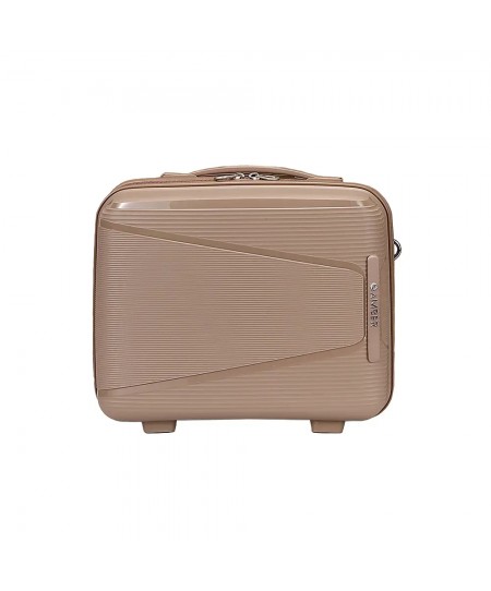 Beauty Case AMBER Mόκα AM1018
