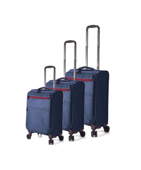 Σετ 3 Βαλίτσες με προέκταση BENZI Μπλε BZ5826