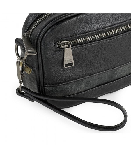 Τσαντάκι - Πορτοφόλι χειρός Lois Μαύρο 310285-01 21 x 14 x 5 cm