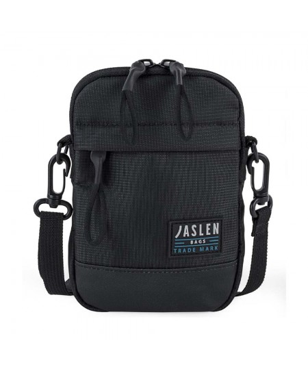 Τσαντάκι ώμου Jaslen Μαύρο 309417-01  12 x 17 x 2 cm