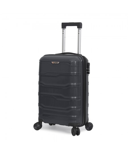 Βαλίτσα Καμπίνας με προέκταση Amber Ανθρακί AM1014 55 x 35 x 20-25 cm