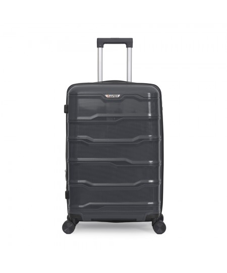 Σετ 3 Βαλίτσες με Προέκταση AMBER Ανθρακί AM1014