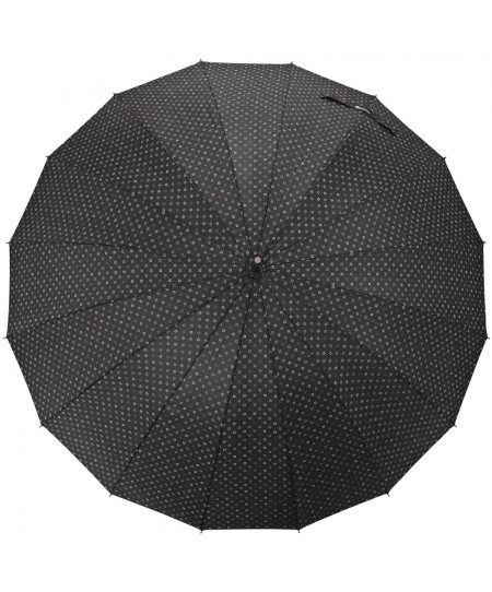 Ομπρέλα Χειροκίνητη Μπαστούνι BENZI Μαύρο Cubes PA108