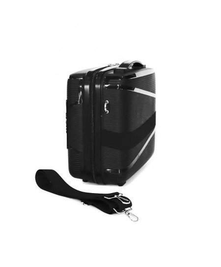 Beauty Case AMBER Mαύρο AM1018