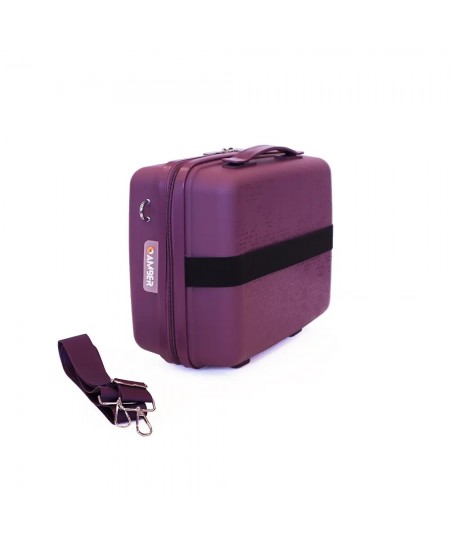 Beauty Case AMBER Μωβ AM1017