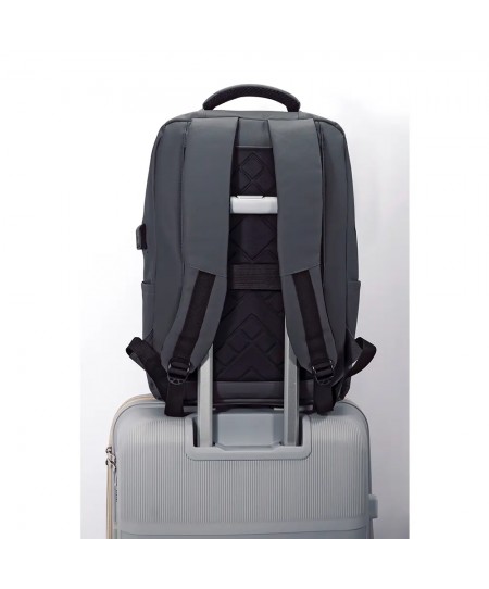 Σακίδιο με Θήκη Laptop 15.6" BENZI (40x30x20cm) Γκρι BZ5880