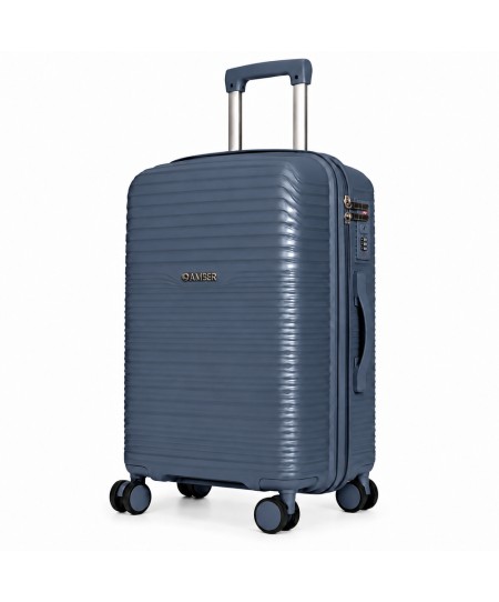 Βαλίτσα Μεγάλη Με Προέκταση AMBER AM1020 (75x48x30-35 cm) Μπλε