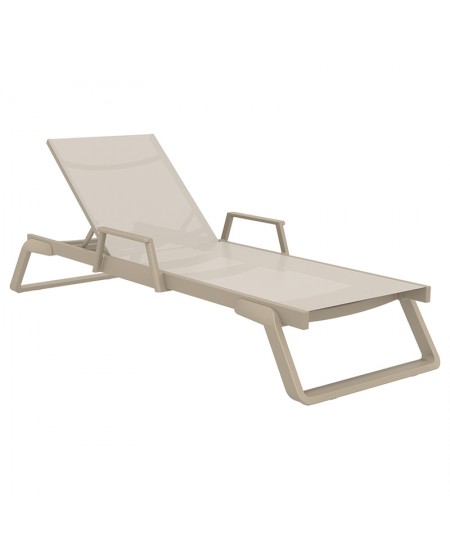 TROPIC ΞΑΠΛΩΣΤΡΑ ΜΕ ΜΠΡΑΤΣΑ TAUPE/TAUPE ΠΟΛ/ΝΙΟΥ