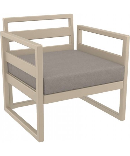 MYKONOS ΜΑΞΙΛΑΡΙ ΚΑΘΙΣΜΑΤΟΣ LIGHT BROWN 65x65εκ.