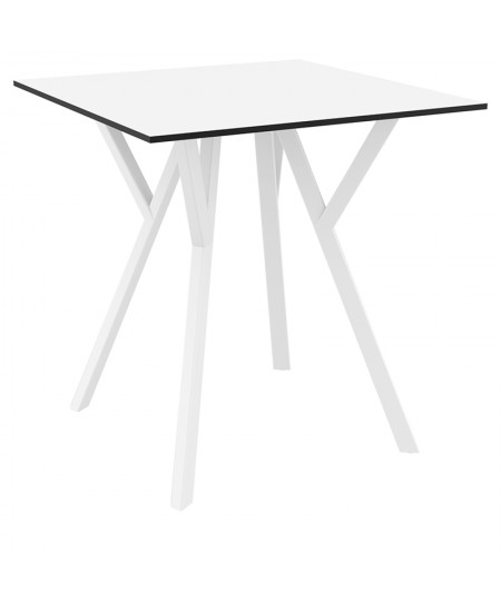 MAX ΤΡΑΠΕΖΙ 70Χ70Χ74εκ. WHITE LAMINATE 12mm