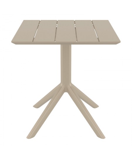 PARIS TAUPE 70X70X74εκ. ΤΡΑΠΕΖΙ ΠΟΛ/ΝΙΟΥ