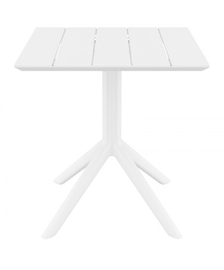 PARIS WHITE 70X70X74εκ. ΤΡΑΠΕΖΙ ΠΟΛ/ΝΙΟΥ