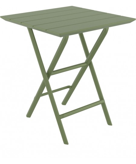 HELEN OLIVE GREEN 60Χ60X74εκ. ΤΡΑΠΕΖΙ ΠΤΥΣ/ΝΟ ΠΟΛ/ΝΙΟΥ