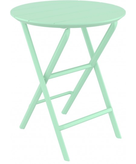 HELEN OPALINE GREEN Φ60X74εκ. ΤΡΑΠΕΖΙ ΠΤΥΣ/ΝΟ ΠΟΛ/ΝΙΟΥ