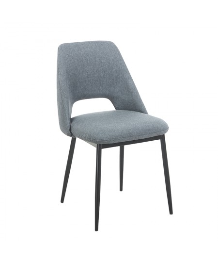 MADISON GREY ΥΦΑΣΜΑ ΚΑΡΕΚΛΑ ΜΕΤΑΛΛΙΚΗ 45X54X49-83εκ. 