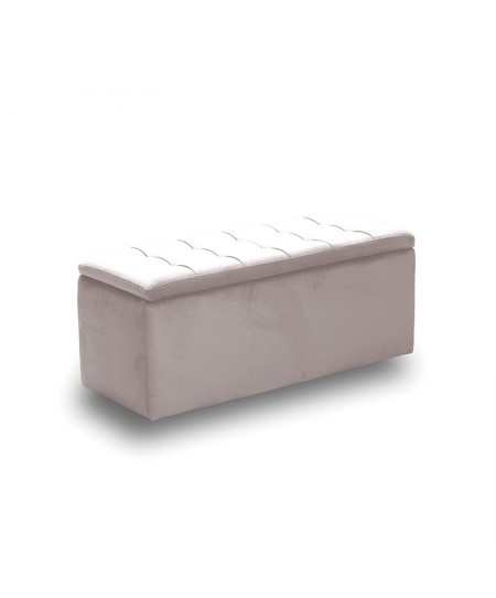 LIDO ΣΚΑΜΠΟ VELVET BEIGE ΜΕ ΑΠΟΘ. ΧΩΡΟ 101X41X42εκ.