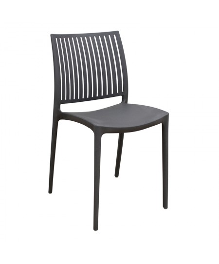 PAOLINA DARK GREY ΚΑΡΕΚΛΑ ΠΟΛ/ΝΙΟΥ 42Χ48Χ79εκ.