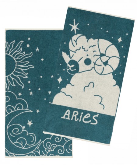 ZODIAC-ARIES ΣΕΤ 2 ΤΕΜ ΠΕΤΣΕΤΕΣ ΠΡΟΣΩΠΟΥ 50Χ90