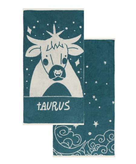 ZODIAC-TAURUS ΣΕΤ 2 ΤΕΜ ΠΕΤΣΕΤΕΣ ΠΡΟΣΩΠΟΥ 50X90